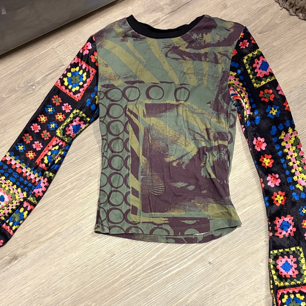 Urban Outfitters Multicolor Long Sleeve Top